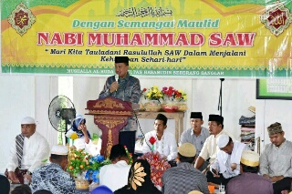 Dalam Sehari, Wabup Inhil hadiri Maulid Nabi di 2 Kecamatan