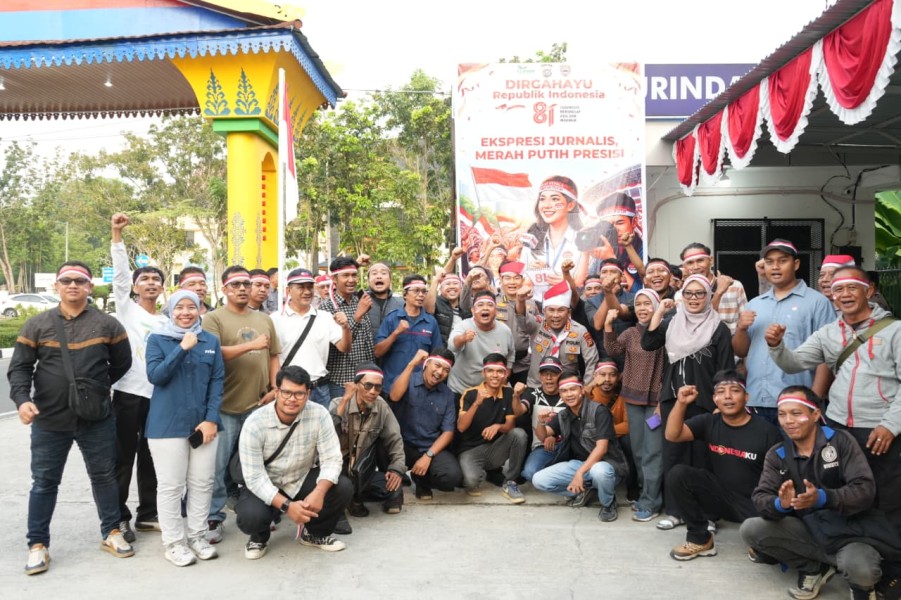 Sinergi Polda Riau dan Insan Pers Menguat di Momentum HUT ke-81 Kemerdekaan RI