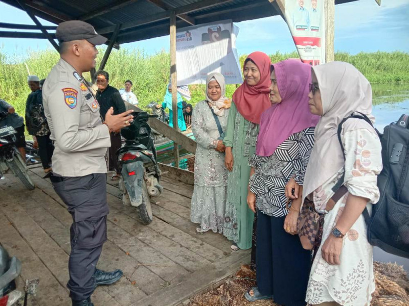 Polsek Tembilahan Hulu Ajak Ibu-ibu Ciptakan Kamtibmas Pilkada 2024