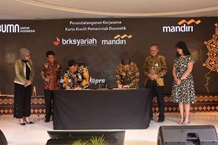 BRK Syariah Kerjasama dengan Bank Mandiri Terkait Layanan KKPD