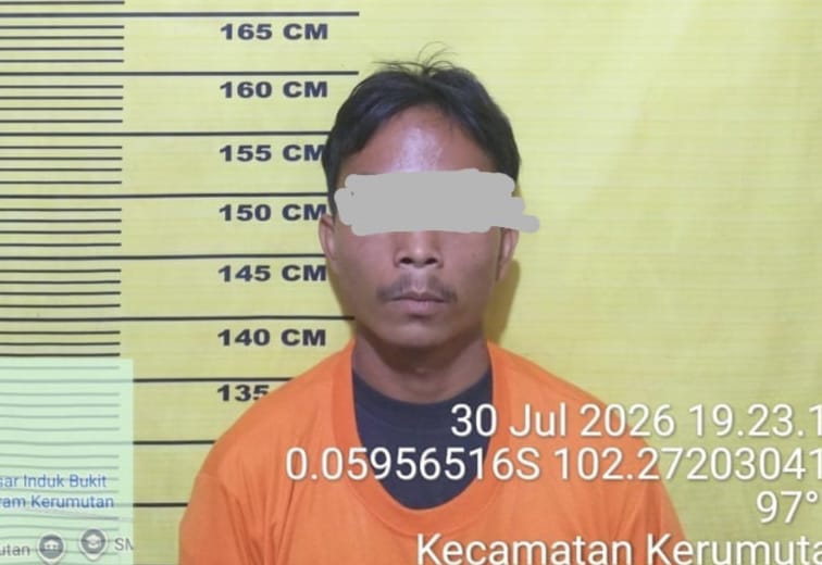 Polsek Kerumutan Amankan Pelaku Pencurian Sawit di Areal PT Gandaerah Hendana