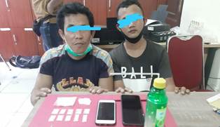 Polres Siak Ringkus Dua Pelaku Setelah Amankan BB 12 Paket Sabu