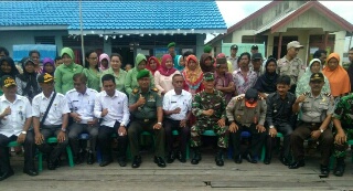 Kodim Inhil Serahkan Bantuan Korban Angin Puting Beliung di Desa Tanjung Pasir