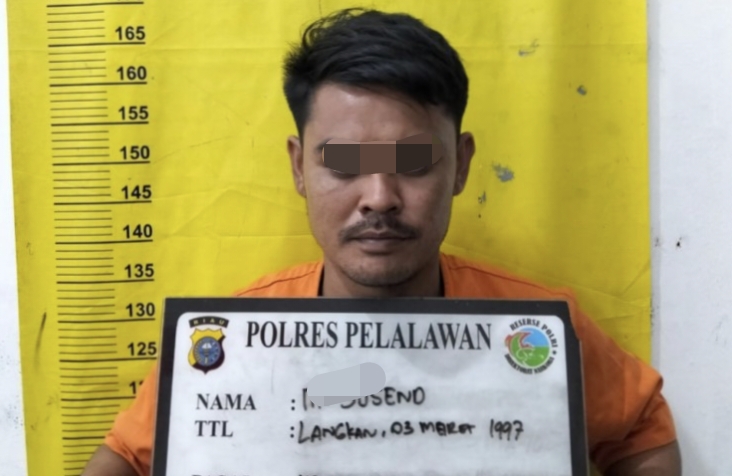OTK Konsumsi Sabu di TK Pelalawan Berhasil Ditangkap Polisi
