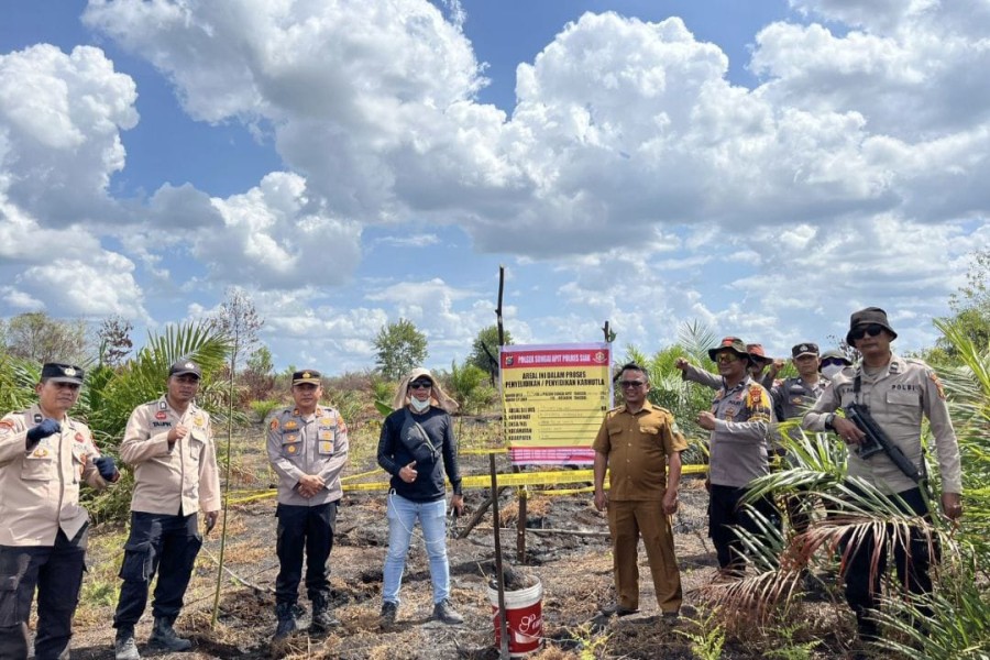 Bakar Lahan 10 Hektare di Sungai Apit, Pria Ini Jadi Tersangka