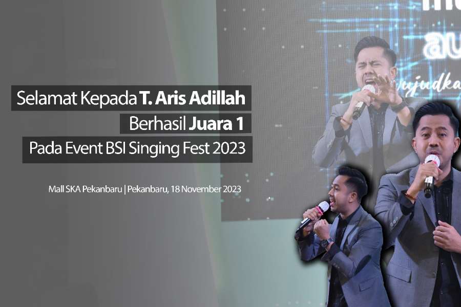 Pegawai BRK Syariah Kembali Ukir Prestasi di Bidang Seni, Juara 1 Festival BSI Singing 2023