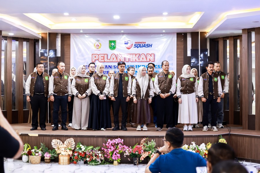 Pengurus Periode 2026-2030 Resmi Dilantik, Squash Riau Siap Hadirkan Prestasi