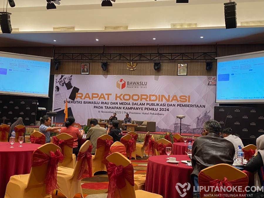 Gelar Rakor Bersama Media, Bawaslu Riau Harapkan Sinergitas pada Tahapan Pemilu 2024