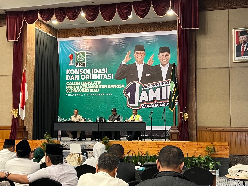 Bawaslu Riau Ingatkan Pentingnya Pengawasan Pemilu di hadapan Seluruh Caleg PKB se-Riau