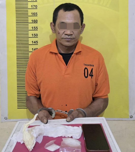 Bawa 17 Gram Sabu, Warga Pasir Ringgit Diciduk Polisi di Jalan Lintas Timur