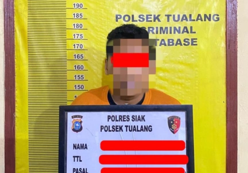 Polsek Tualang Tangkap Pria Terduga Penyabar Video Pribadi dan Peras Korban Lewat Medsos