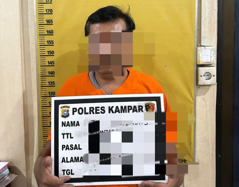 Guru di Kampar Ditangkap Polisi Usai Terbukti Cabuli 3 Muridnya