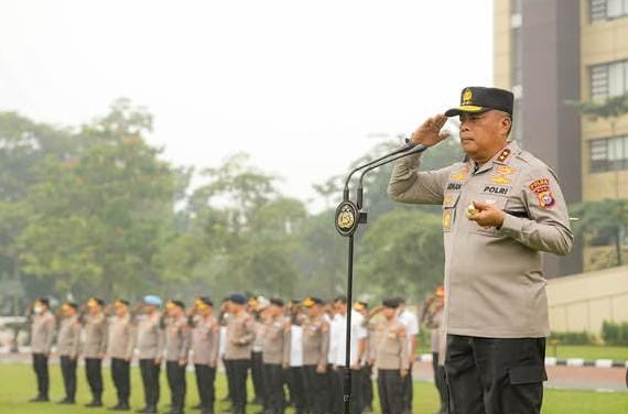 Pimpin Apel Perdana, Kapolda Riau Irjen Arman Tekankan Anggotanya Jangan Sakiti Hati Rakyat