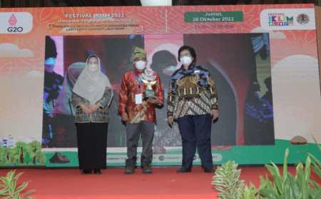 Kampung Teluk Lancang Raih Penghargaan Proklim 2022 dari KLHK