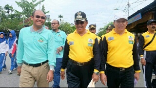 HKN Ke-53, Bupati Inhil Ikuti Jalan Sehat