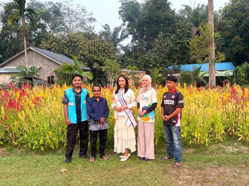 Momen HPN, Perkuat Fungsi Ekologis  PLN NP UP Tenayan Tanam Mangrove Bersama Puteri Indonesia Riau