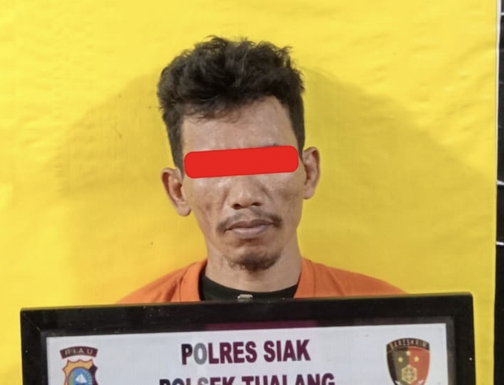 Polsek Tualang Siak Amankan Pencuri Motor di Rumah Kontrakan