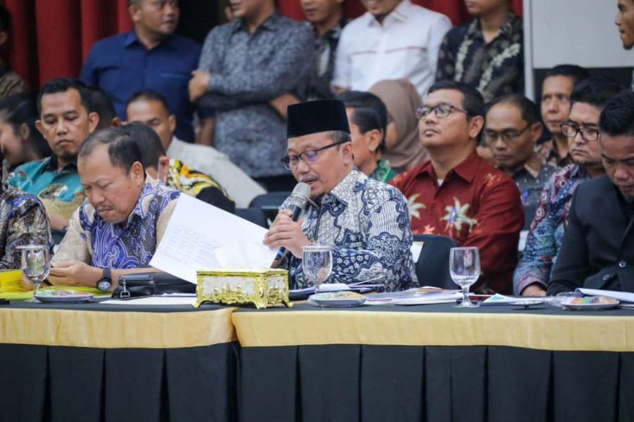Hadiri Pertemuan dengan Komisi V DPR RI, Sekda Arfan Sampaikan Sejumlah Usulan