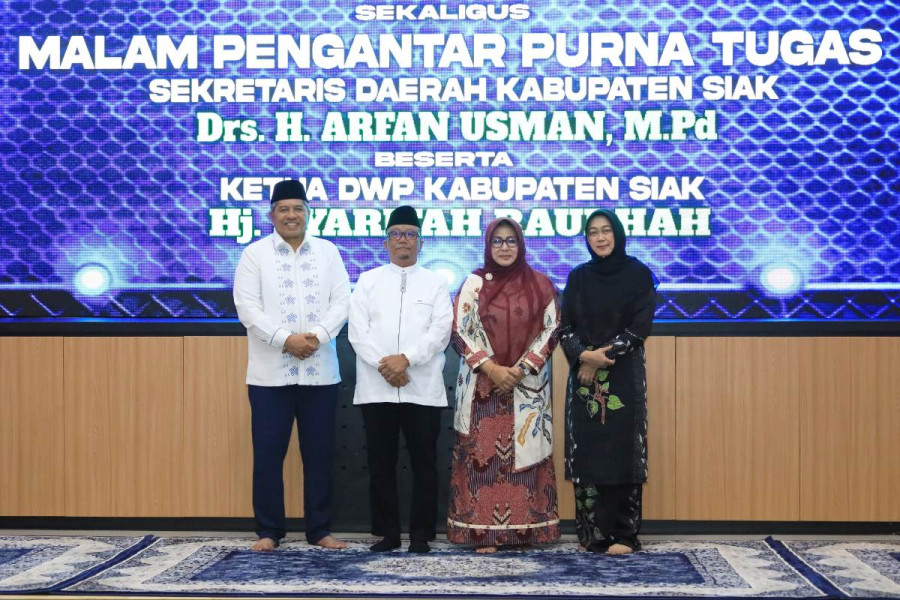 Malam Pengantar Purna Tugas Sekda Siak, Alfedri Kinerja Baik Sekda Jadi Spirit ASN