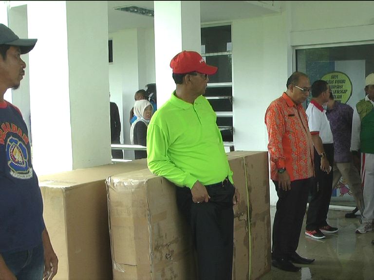 Kantor Diskes Rohil Hampir Ludes Dilalap  Api