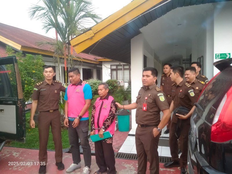 Terbitkan SHM Diatas Tanah Pemda Inhu, Juru Ukur BPN dan Mantan Lurah Tersangka