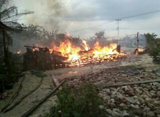 Kebakaran 5 Rumah di Keritang, Ini Keterangan Kepolisian