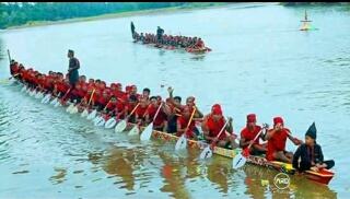 Tuah Koghi Dubalang Ghajo Juara Pacu Jalur Rayon II Kuantan Singingi