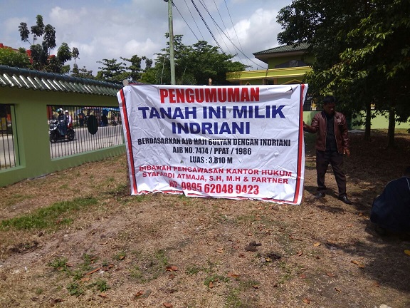 PT BG Tersandung Pembelian Tanah Sengketa di Pekanbaru