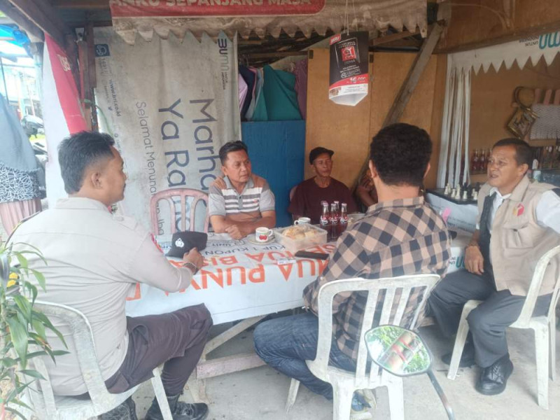 Polsek Tempuling Minta Masyarakat Tidak Mudah Percaya oleh Berita Hoax terkait Pilkada