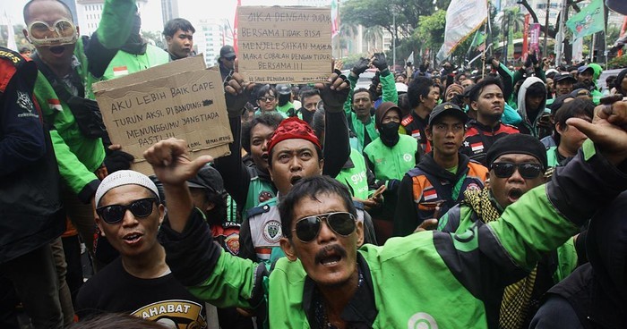 Hari Ini, Driver Ojol Ramai-ramai Datangi Istana dan DPR, Ini Tuntutannya