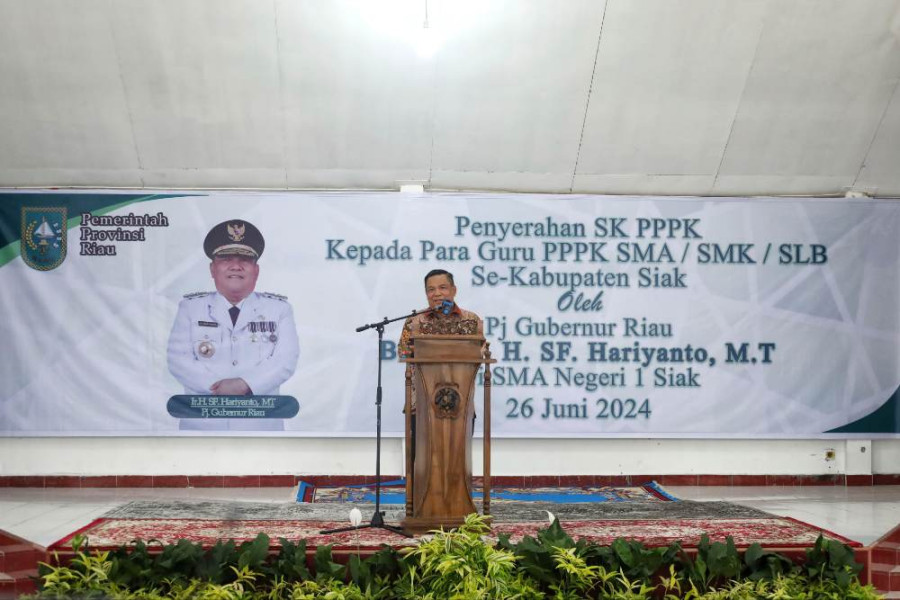 204 Guru di Siak Terima SK PPPK dari Gubernur Riau