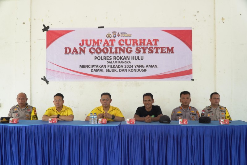 Kapolres Rohul Gelar Jumat Curhat Demi Ciptakan Pilkada Damai 2024