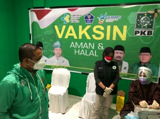 Sukses Gelar Vaksinasi di Pekanbaru, PKB Riau Gelar Vaksinasi Massal di Kampar