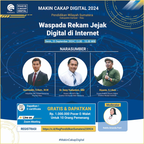 Waspada, Jejak Digital adalah Reputasi Kita di Dunia Maya