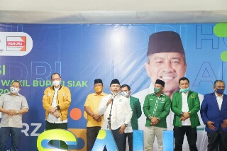 Hadiri Deklarasi Pilkada Siak, Ketua PKB Riau Sebut Pasangan Alfedri-Husni Calon Pemimpin Visioner
