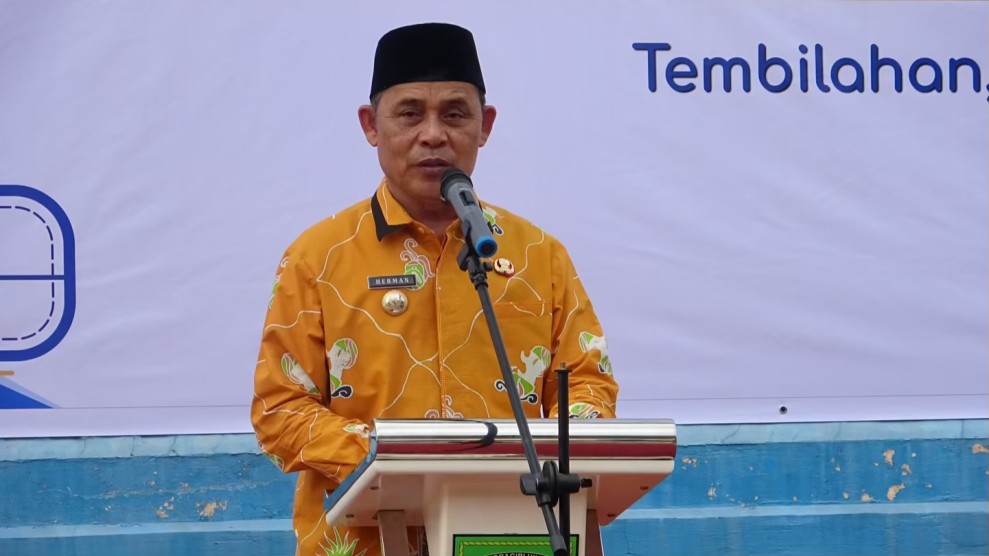 Pemkab Inhil Launching Penyaluran Bantuan Pangan Beras Tahun 2025