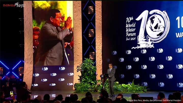Hadiri KTT World Water Forum, Jokowi Kenalkan Prabowo sebagai Presiden Terpilih