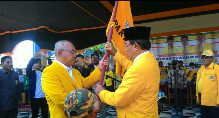 Akhirnya Wardan Resmi Pegang Tampuk Golkar Inhil