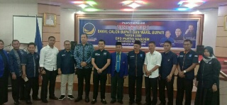 DPD Partai Nasdem Rohil Gelar Penyampaian Visi & Misi Penyaringan Bacabup Rohil