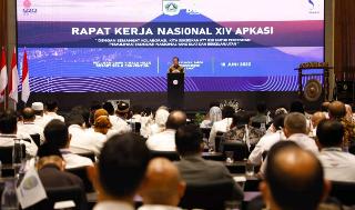 Wabup Siak Husni Rakernas APKASI di Bogor