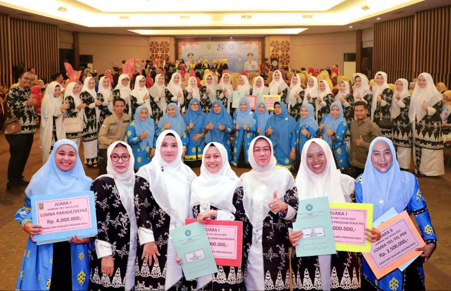Juara! 4 Kategori Diborong TP PKK Siak di Ajang HKG dan Jambore