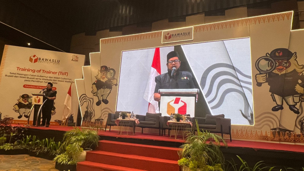 Bawaslu Riau Taja ToT Untuk Saksi Paslon Pilkada 2024