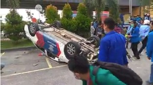 Mobil Patwal Jadi Korban Amukan Pendemo, Ini Langkah Tegas yang Diambil Polda Riau