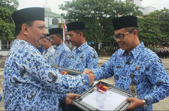 Pegawai Inhil Terima Penghargaan PNS Teladan