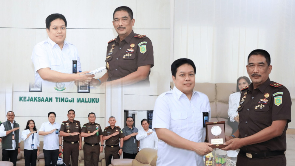 Sosialisasikan Diskon Menarik, GM Garuda Bertandang ke Kejati Maluku