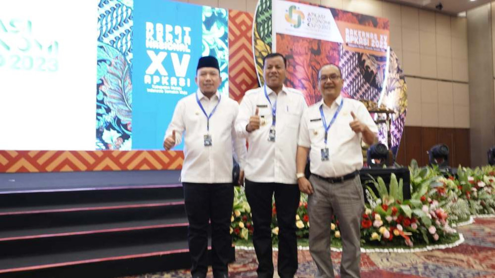 Wabup Husni Hadiri Rakernas Apkasi 2023, Bahas Kesiapan Daerah Hadapi Pemilu 2024
