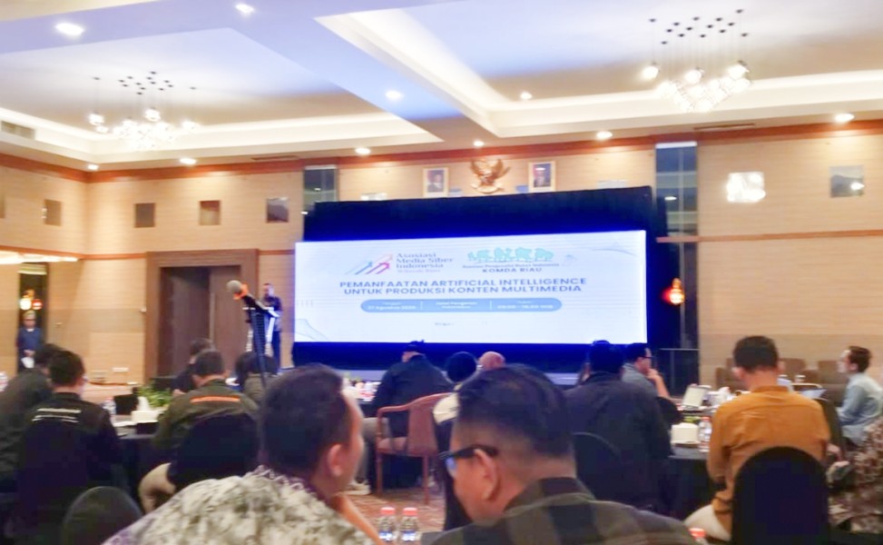AMSI Riau Gelar Workshop Pemanfaatan AI untuk Produksi Konten Multimedia