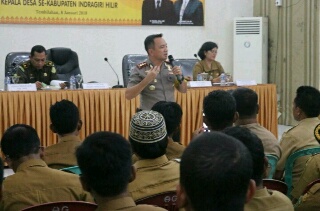 Polres Inhil Gelar Sosialisasi Pengelolaan Dana Desa