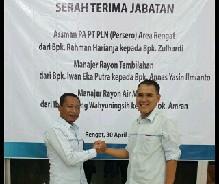 Jabat Manager PLN Rayon Tembilahan, Annas Minta Dukungan Semua Pihak