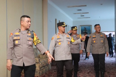 Monitoring Kegiatan Rapat Pleno KPU Rokan Hulu oleh Pamatwil Dan Kapolres